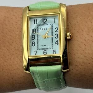 Gold & Green Gossip Watch